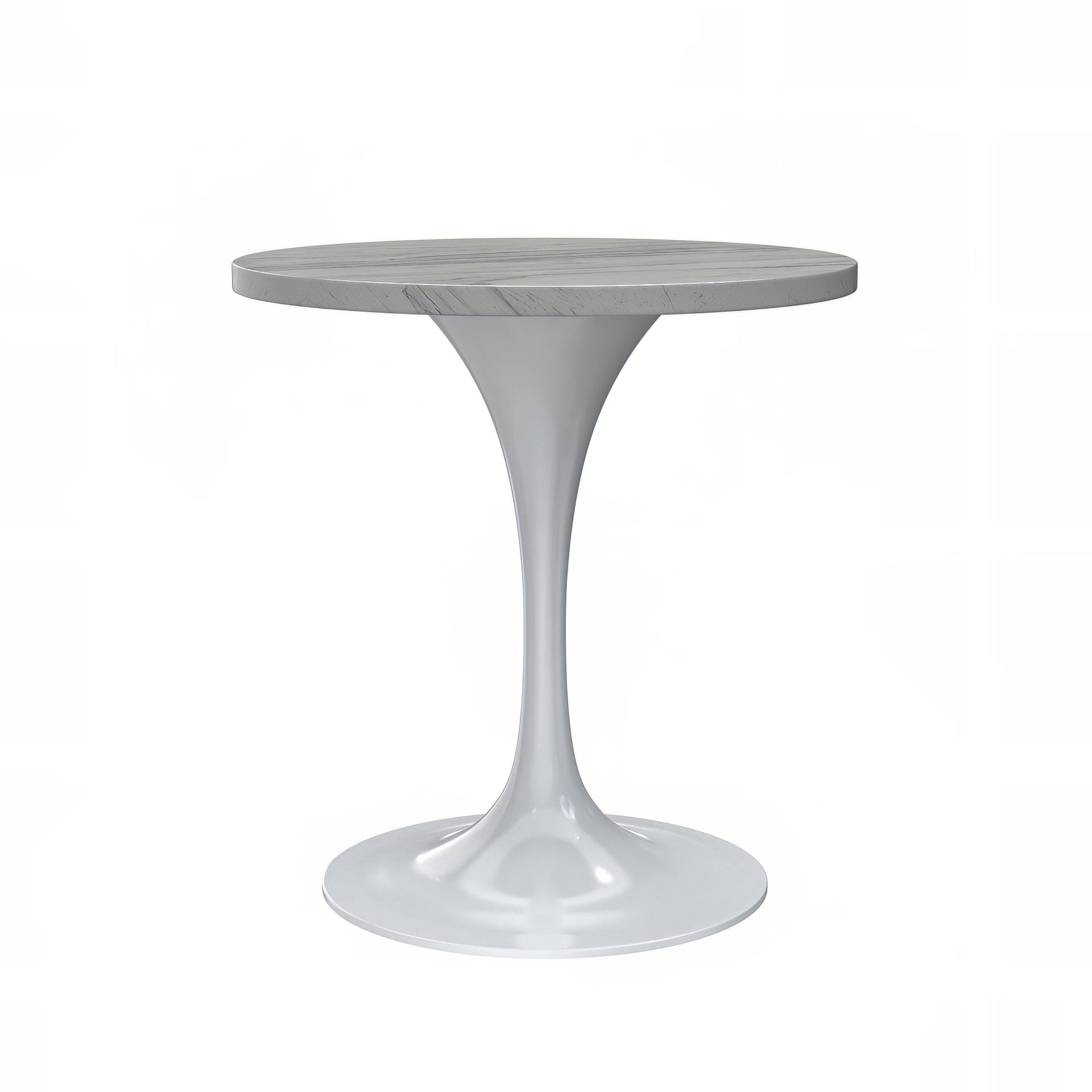 Vera 27" Round Dining Table - Marbleized Top